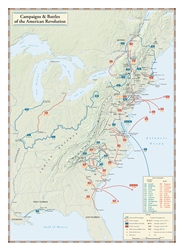 American Revolution Map (unfolded)
