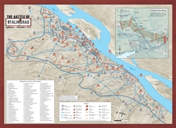 The Battle of Stalingrad Map (unfolded)