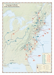 American Revolution Map (unfolded)