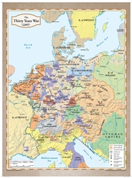 The Thirty Years War Map (unfolded)