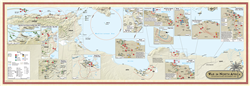 War in North Africa (Desert Fox) Map (folded)