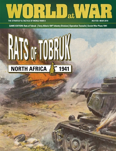 World at War Wargame Magazine Issue 64 Rats of Tobruk 